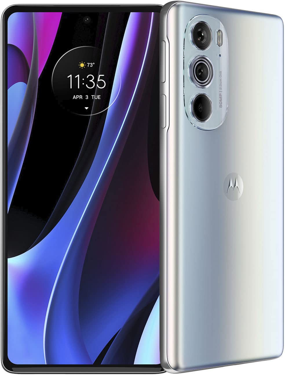 motorolaEdge+ 5G |2022| 4800mAh Battery | Unlocked | 8GB/512GB | 50MP Camera | Stardust White