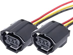 HiSport 2PCS Camshaft Position Sensor CPS Connector Pigtail Plug Wire Wiring Harness Compatible with Lexus, Toyota, Scion Replacement for OEM 6189-1129 90919-05060 46393JF, SU7792