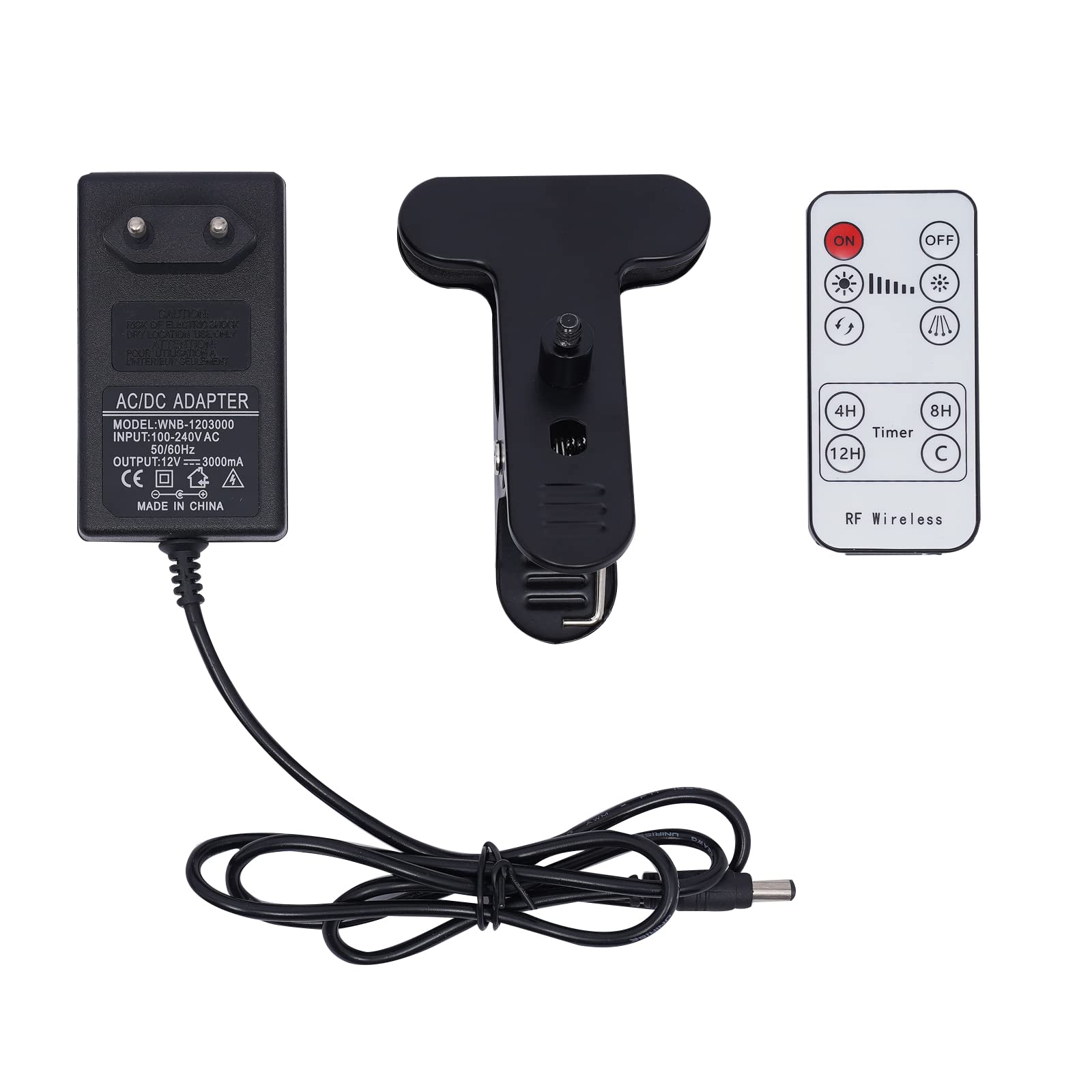 Lampe De Croissance,30W 4-Têtes Lampe Horticole LED Rotatif 360° Lumière à Spectre Complet 3000K/380-780nm avec minuterie 4/8/12H,pour Florale,Jardin Intérieur, Ferme