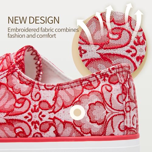 Image of yageyan Womens White Tennis Shoes Low top Canvas Sneakers Women Fashion Shoes for Walking Casual Canvas Comfortable