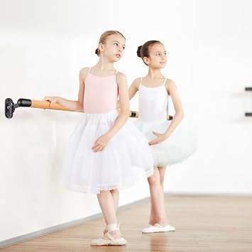 BeneLabel Ballet Barre Wall Mount Adjustable Wooden Dance Stretch Bar