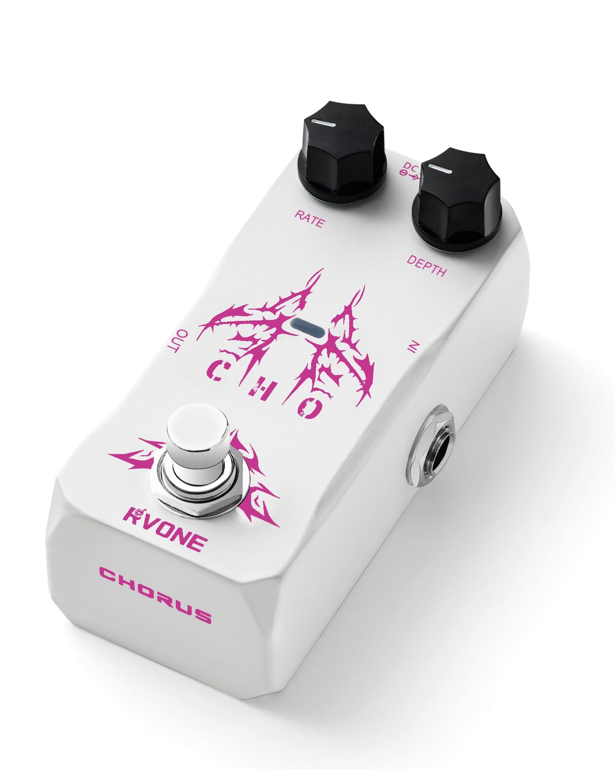 RVONE Chorus Guitar Pedal, Analog Guitar Pedal with BBD Circuitry, Guitar Effects Pedal True Bypass & Aluminum Case, Electric Guitar