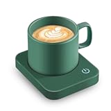 VOBAGA Coffee Mug Warmer for Desk with Auto Shut Off & 3-Temp Settings, Coffee Cup Warmer with Smart Safety Alert Home Office Accessory, Perfect for Coffee, Tea, Milk (No Mug)