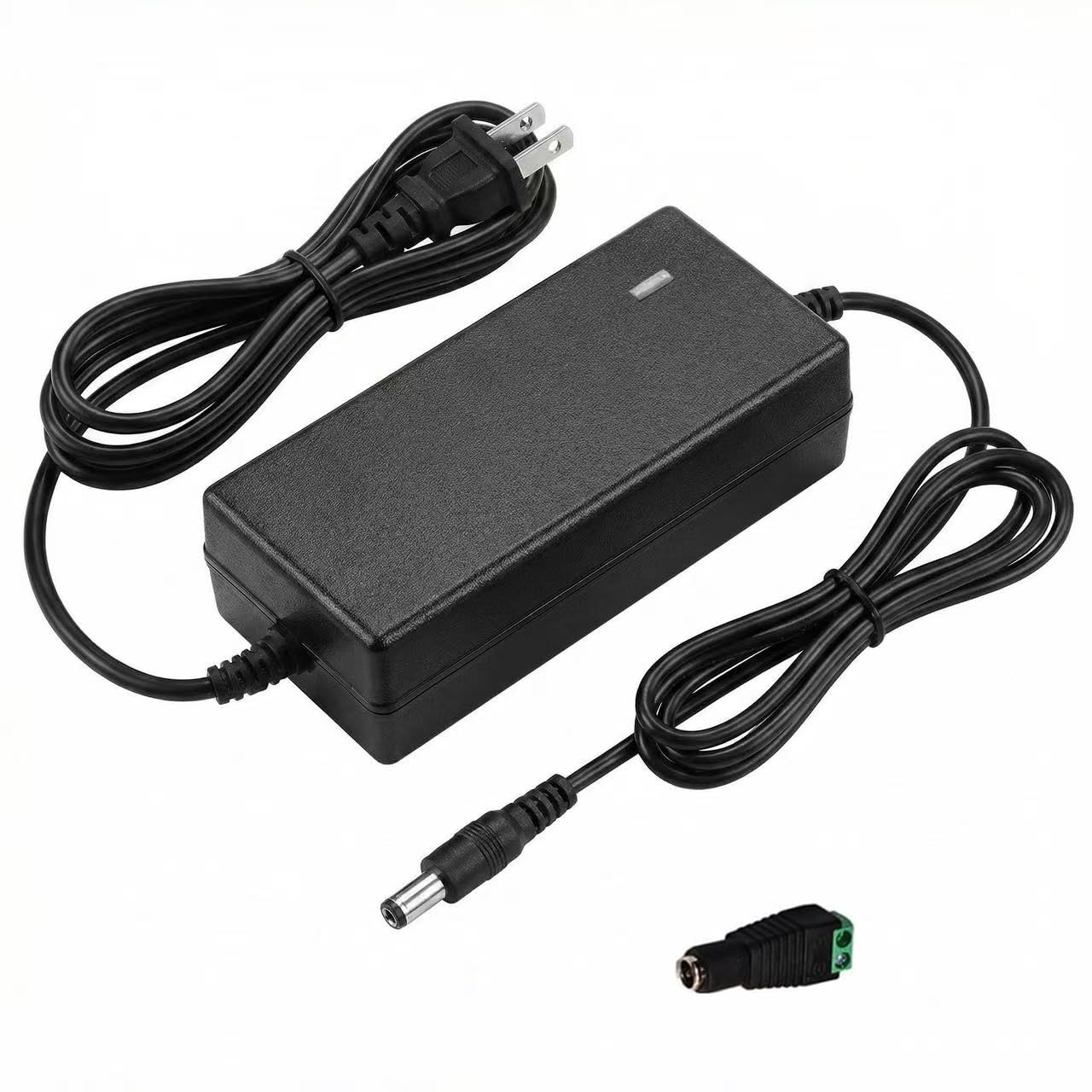 View 1 of 12V DC Power Supply 2.5A 30W Universal AC Adapter 100-240 50/60Hz AC to DC 12 Volt 2500mp power adapter Transformer, 7.6ft DC 12V Power Cord?5.5mm x 2.5mm&2.1mm Barrel Plug?