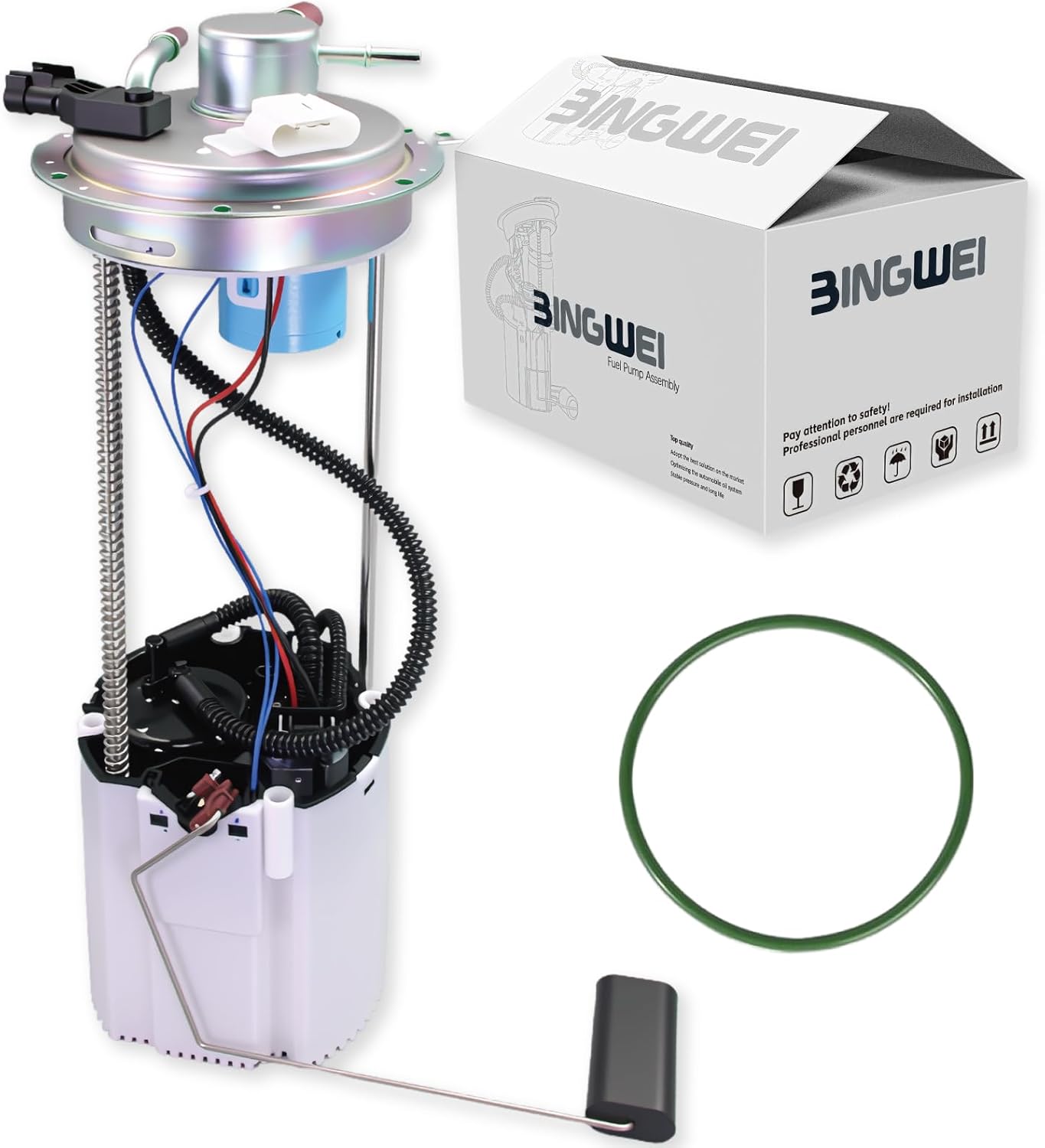 E3747M, FG1058, P76298M/Fuel pump Assembly/Compatible with Chevrolet Silverado 1500, Compatible with GMC Sierra 1500 V8 4.8L 5.3L 6.0L 2009/Replace#19206532, 19168097