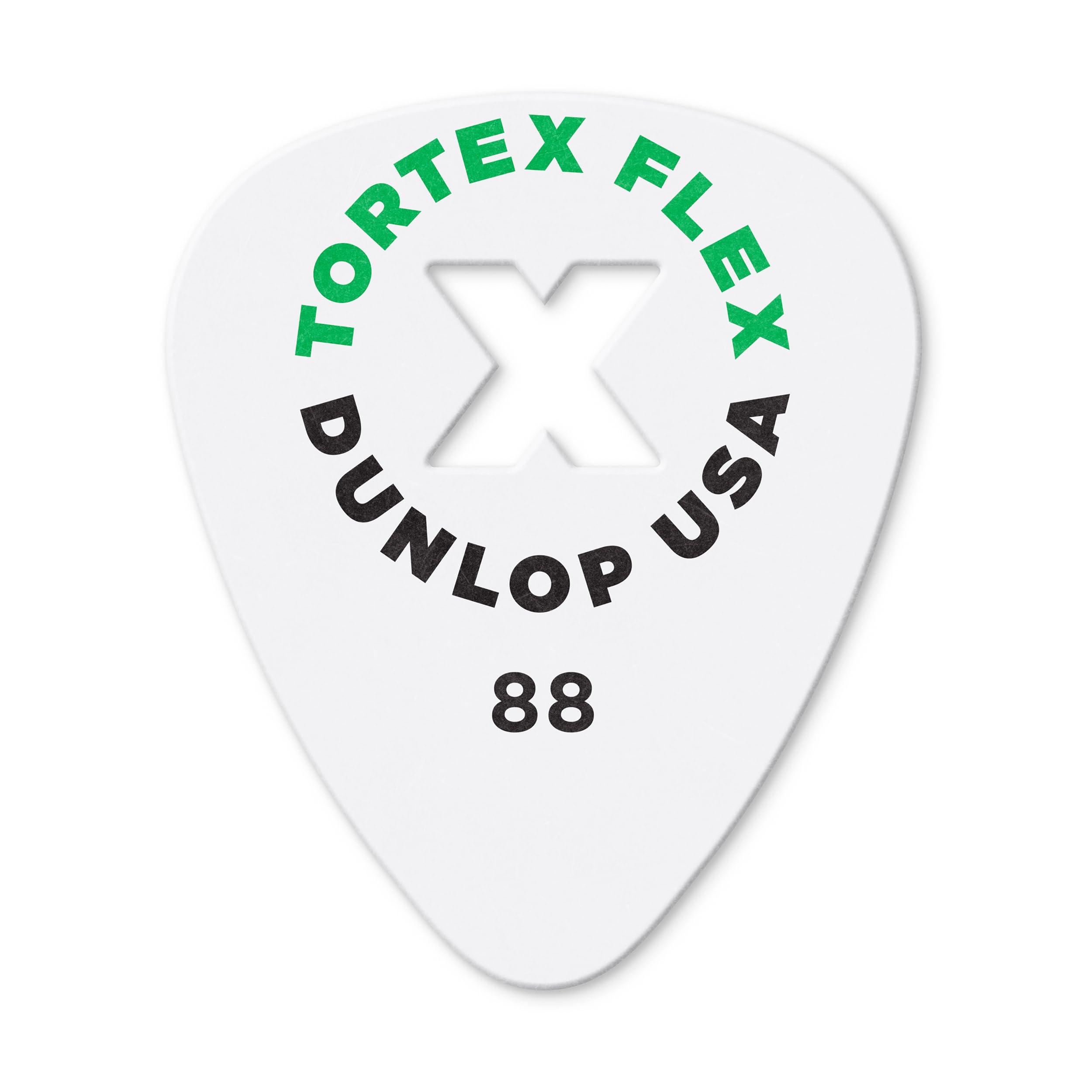 Jim Dunlop Tortex® Flex™ X Pick .88mm - 72 Pack, White, 88 mm