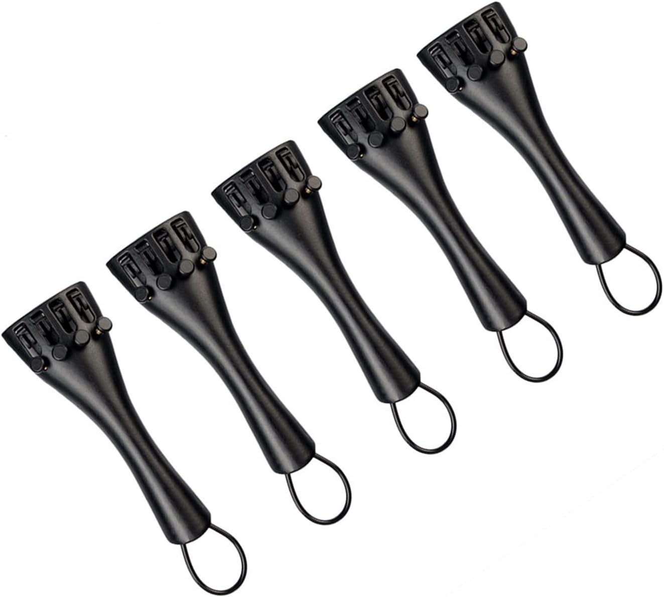 Violin Replacement Parts 5pcs Violin Tailpiece 1/8 Violin