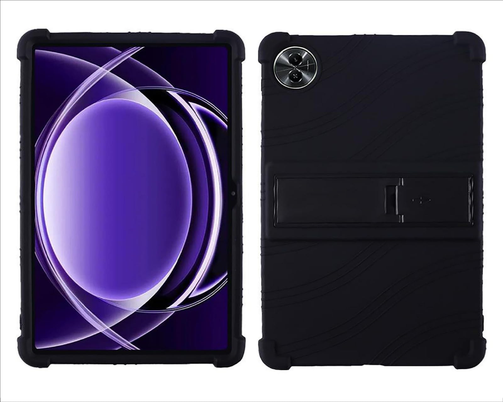 Custodia In Silicone Per DOOGEE U11/U11 Pro Tablet 11 Pollici - Cover Antiurto Con Supporto Girevole 360° E Tracolla, Viola