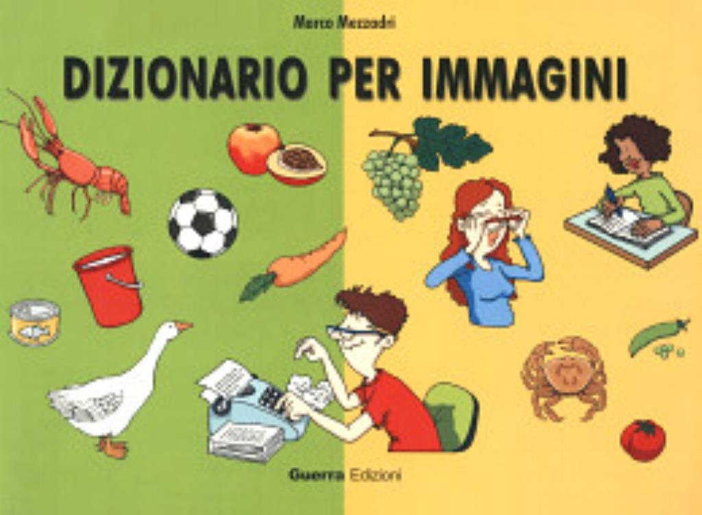 Dizionario per immagini. Testo