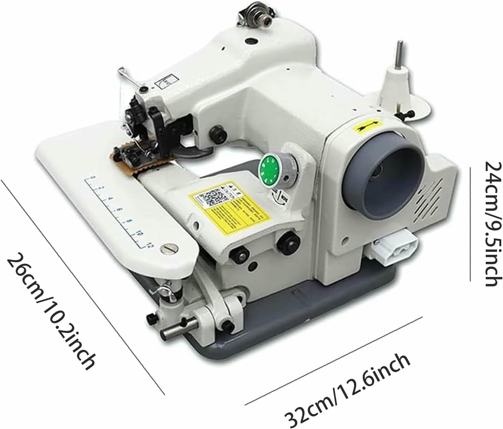 Máquina de hemting de Puntada de Ciego eléctrico, máquina de Bordado portátil de 1200 RPM, máquina de Coser de modista de Vestimenta para Tiendas de Ropa, fábricas, lavanderías, Tiendas a Medida