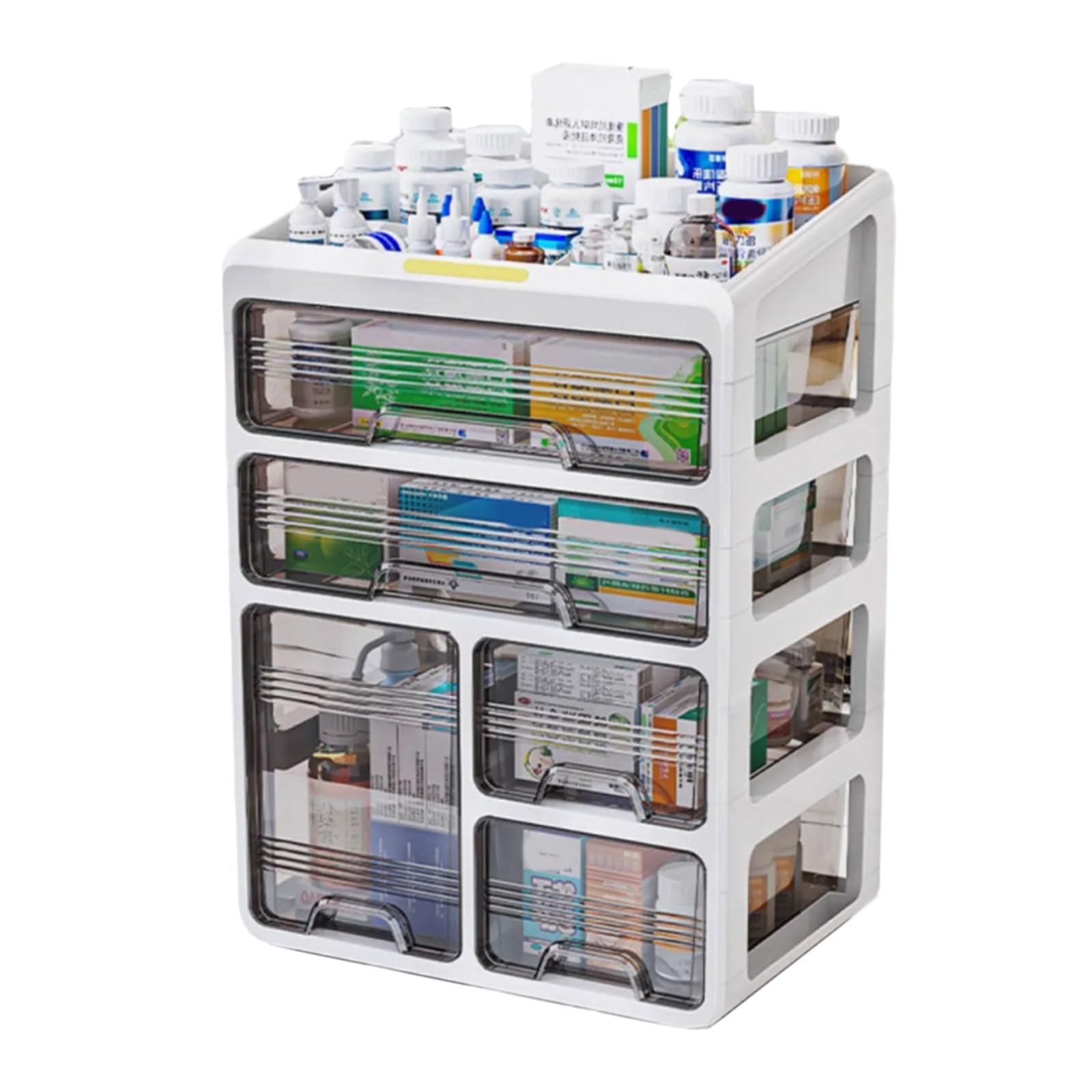 Osniyaw 4-Layer Spacious Make-Up Organiser Rack Accessory For Efficient Storage And Organisation On Bathroom Make-Up Organisers