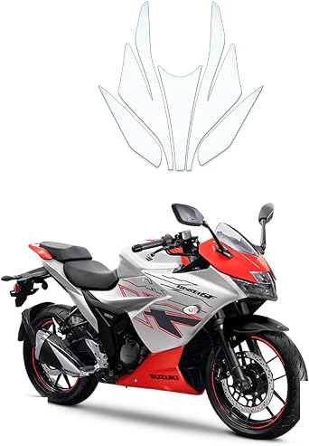 Stone chip paint protection film ppf motorcycle film suitable for Suzuki GIXXER SF 150/250 2021-2023 Tankschutzfolie Clear-PU
