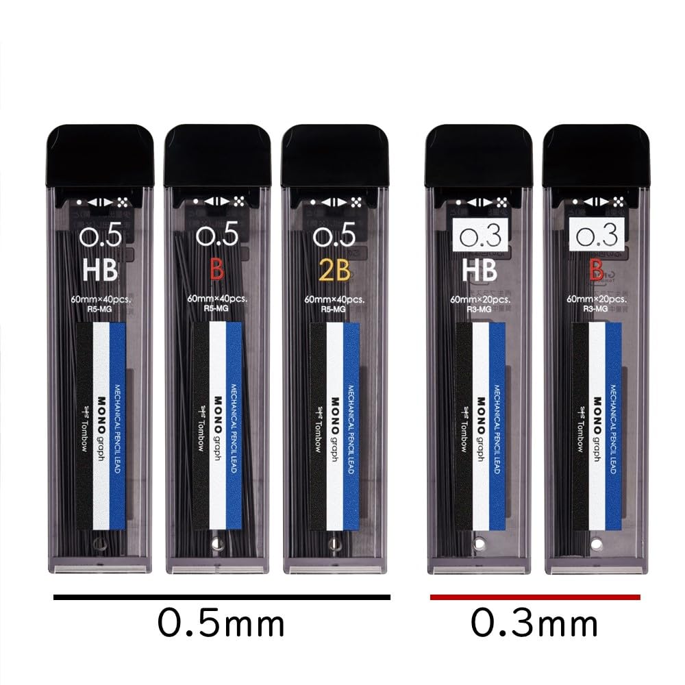 Amazon.co.jp: トンボ鉛筆 シャープ芯 MONO モノグラフMG 0.5mm HB