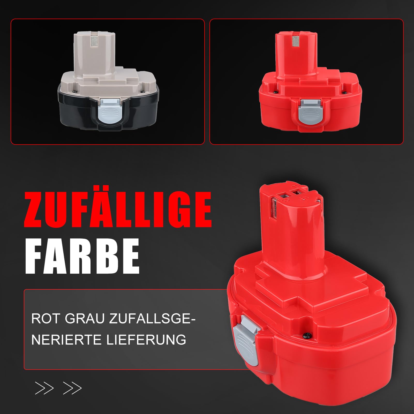 2 Stück 4,8Ah NI-MH 1822 Ersatzakku für Makita 18V Akku Kompatibel mit Makita Akku PA18 1833 1834 1835 192827-3 1928273 192829-9 193102-0 193159-1 193784-8 Werkzeug