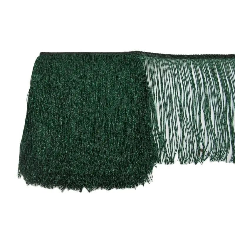 Szeroka koronka z frędzlami, Multicolor Polyester Lace Fringe Trim 15-30cm(Gold,15cm)