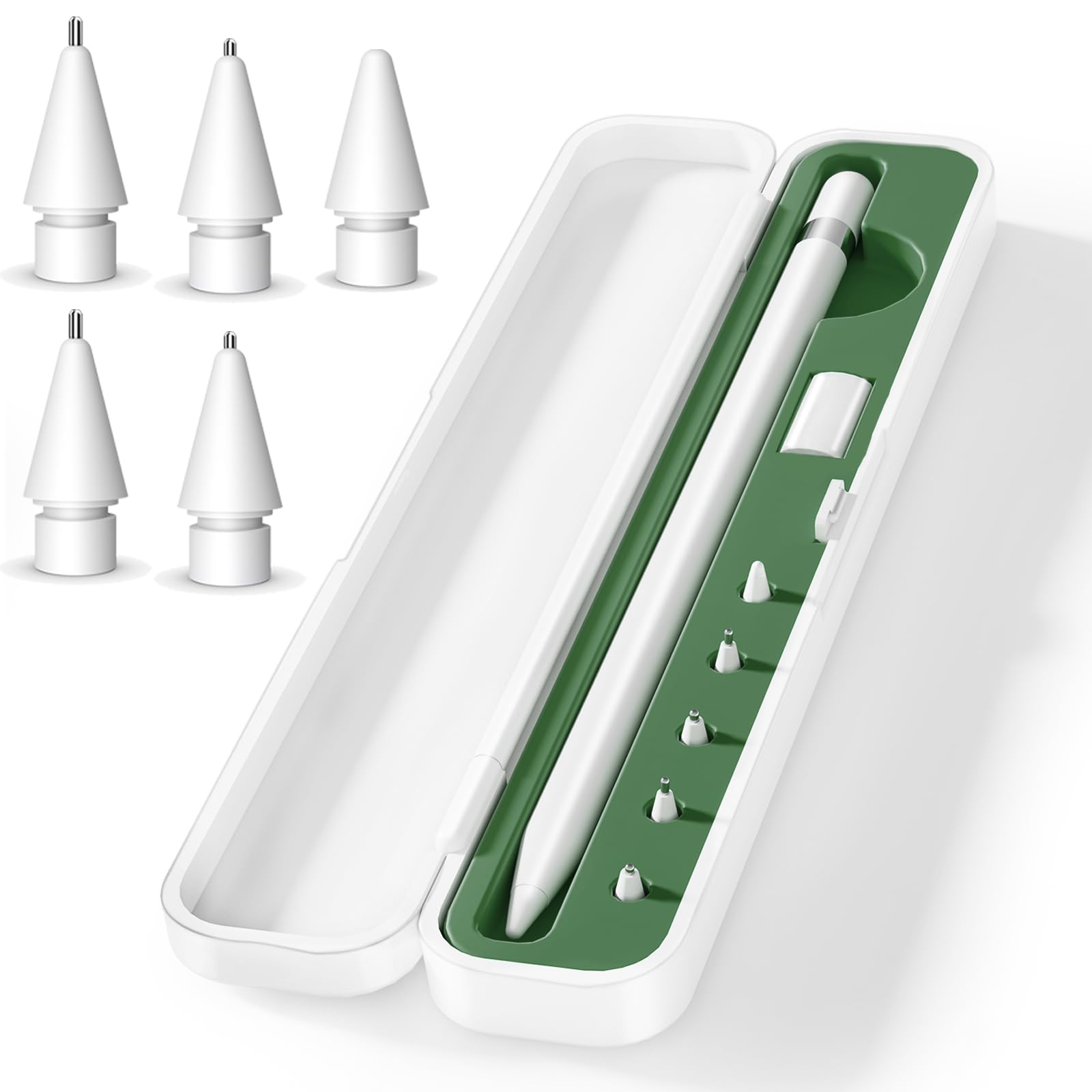 Amazon.com: Storage Box with Lid and 5 Pack Pencil Tips for Apple