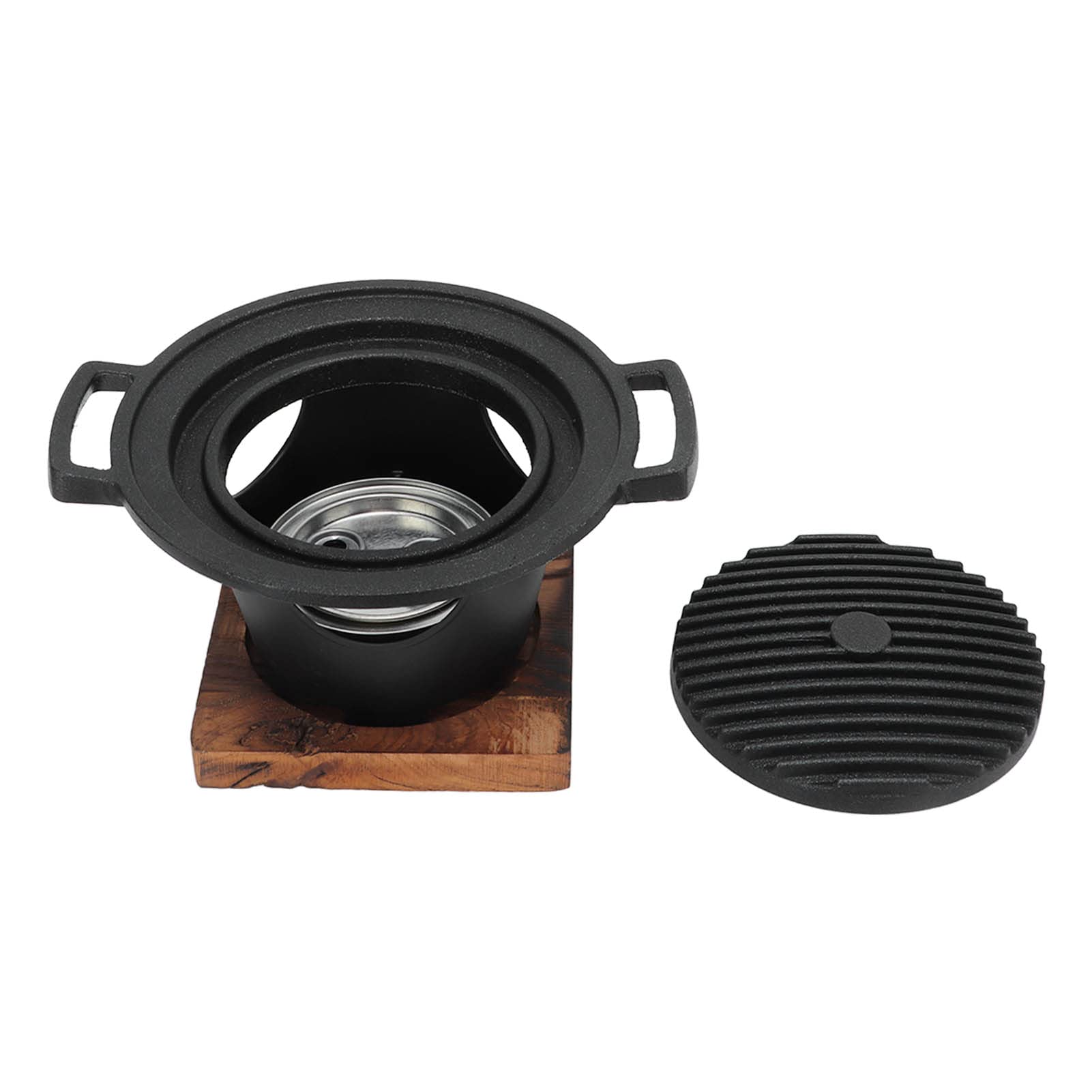 Griglia per Barbecue Coreana, Griglia da Tavolo Portatile Senza Fumo con Superfici di Cottura Antiaderenti per Esterno, Campeggio, Barbecue