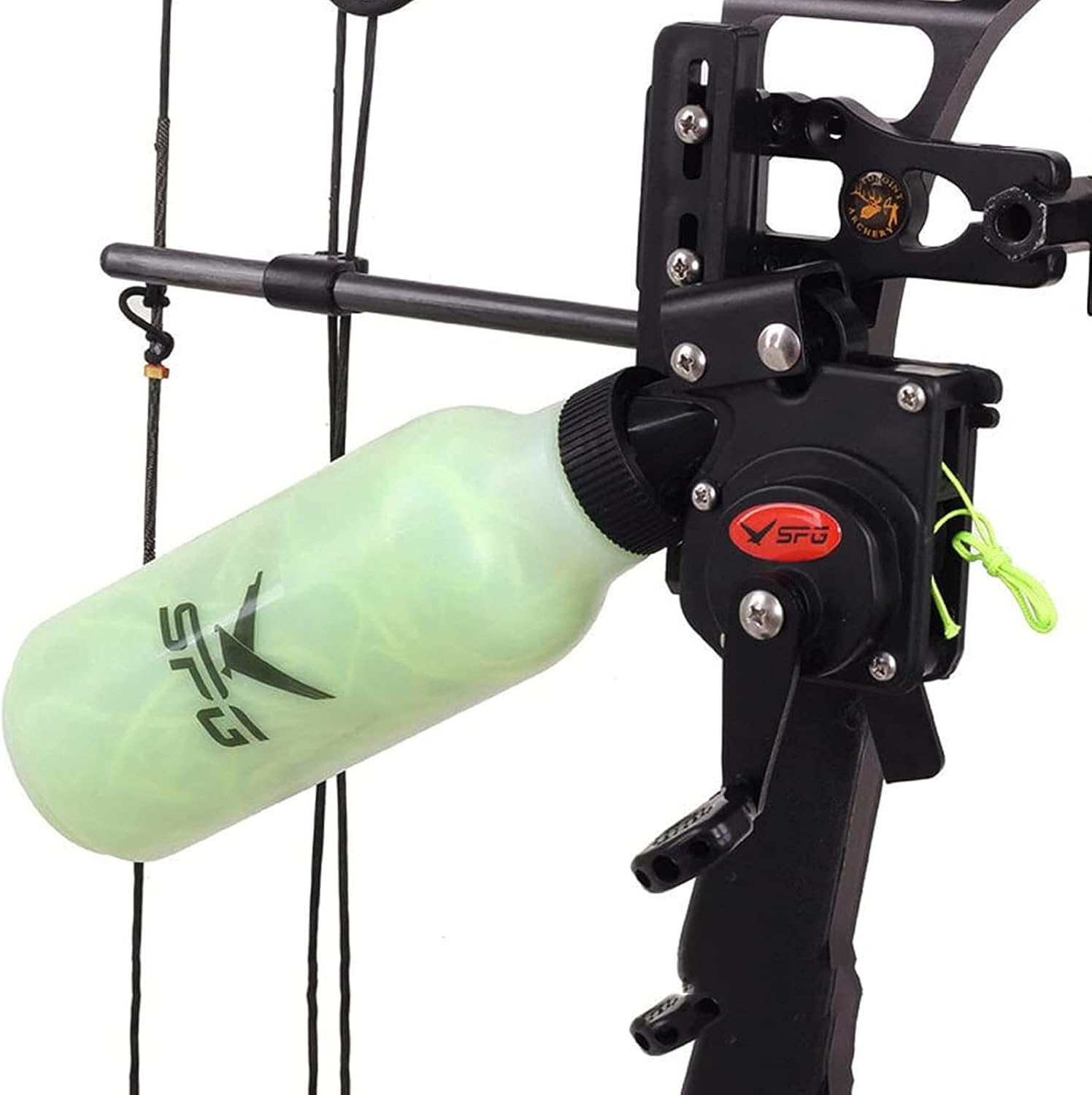 Archery Bowfishing Reel Kit - Bowfishing Arrows with Safety Slides for Compound & Recurve Bows