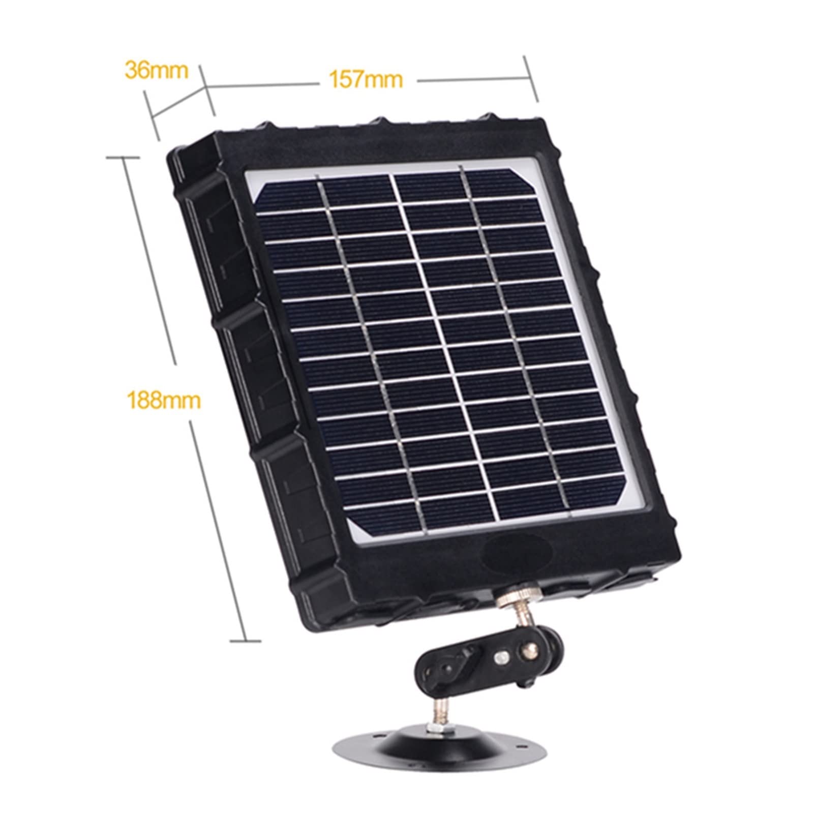 Pannello solare Pannello solare della fotocamera da 4G Trail for le fotografie Traps Batteria esterna Caricabatteria solare 8000mAh Alimentazione solare del polimero della batteria dell'alluminio 8000