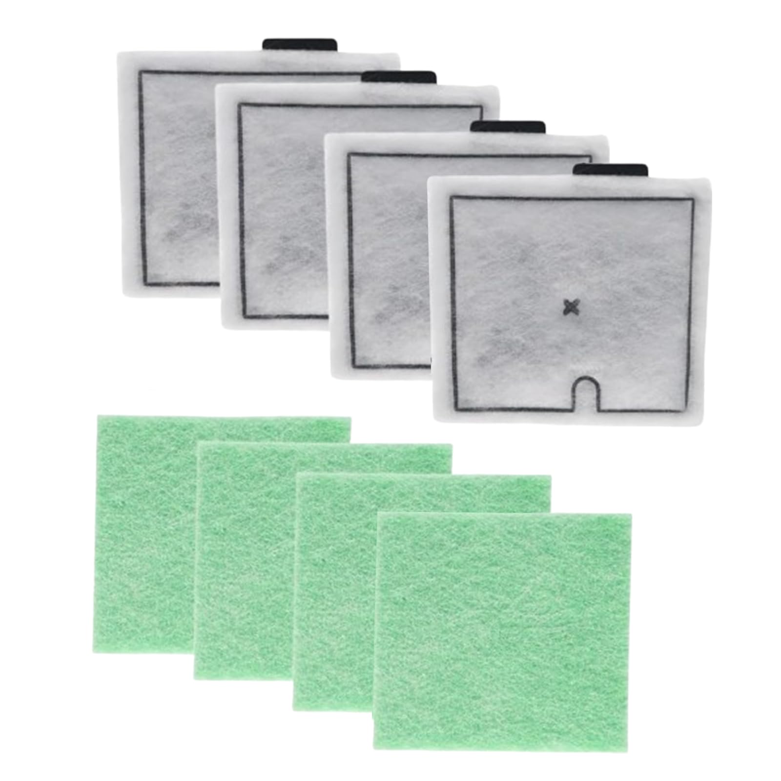 SSKHE CF1 Filter Service Pack 3 Month Interpet Internal Corner Power Filter CPF1 Fish Tank Filter Cartridges Aquarium Filters with 4 X Filter Cartridges, 4 X Algaway Pads (CF1)