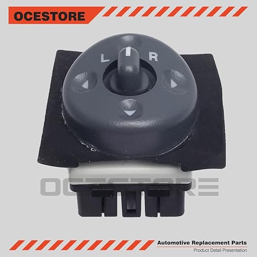 Miniatura 7 de OCESTORE 15009690 Interruptor de espejo eléctrico de retrovisor, reemplazo del interruptor de control remoto para Astro Blazer Tahoe Yukon Jimmy