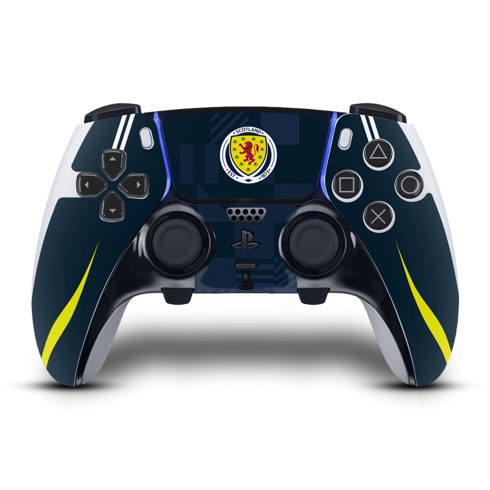 Head Case Designs Officially Licensed Scotland National Football Team Home 2024/25 Kits Vinyl Sticker Gaming Skin Decal Cover Compatible With Sony PlayStation 5 PS5 DualSense Edge Controller