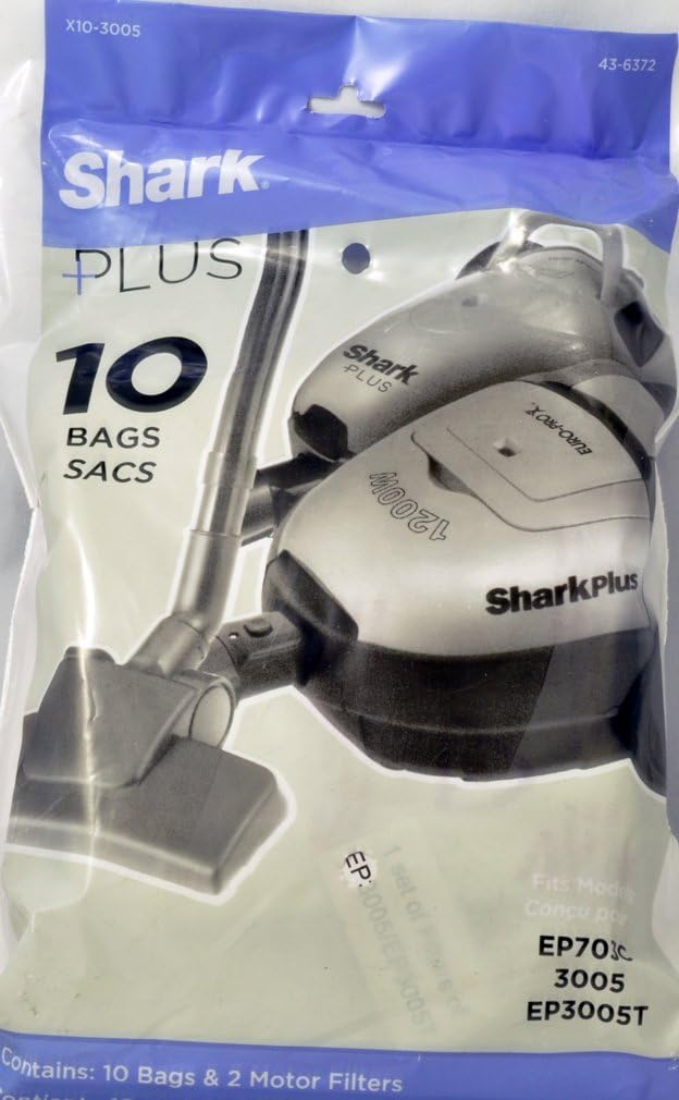 EuroPro Shark EP703C Vacuum Cleaner Bags 14035 Home & Kitchen