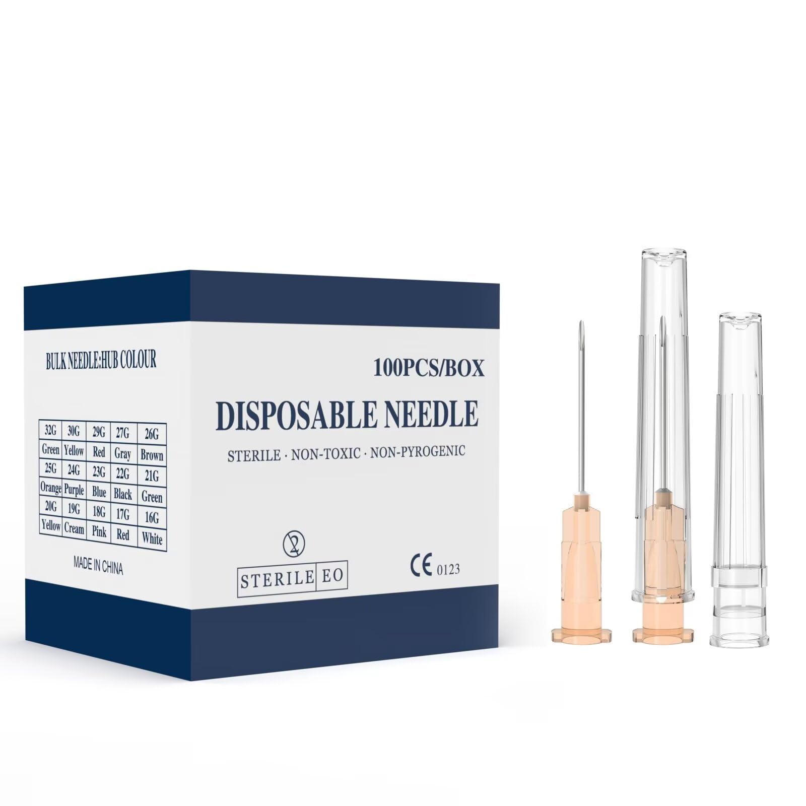 29 Gauge 1/2-Inch Needle, Individually Wrapped, 100 PCS Luer Lock Needles Industrial Dispensing Accessories, Disposable Industrial Accessories — Amazon image 9