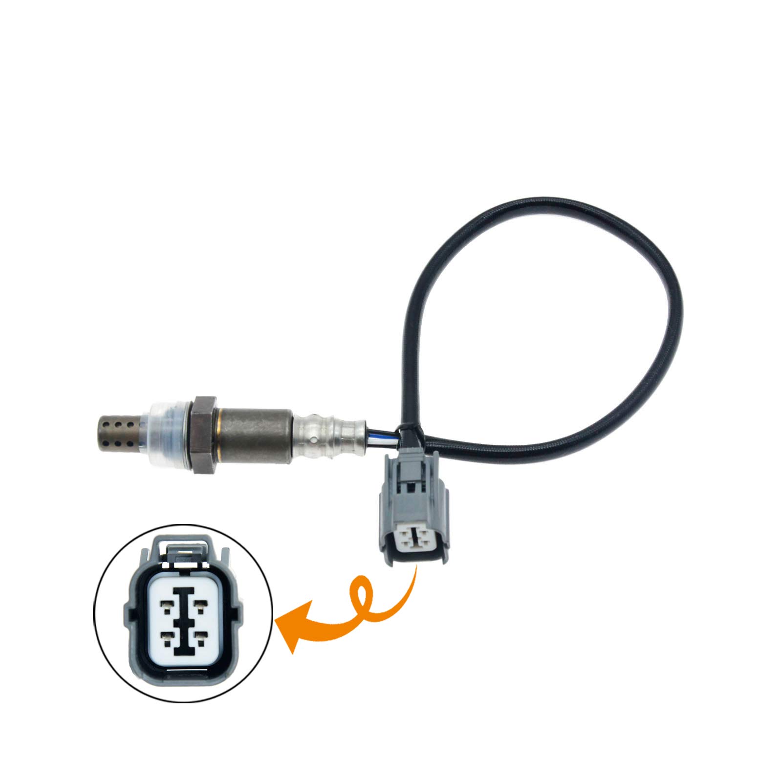 Heated Oxygen Sensor Heated O2 Sensor Downstream 234-4733 Compatible with 1999-2000 Acura and 1999-2005 Honda - EL Civic Element Insight