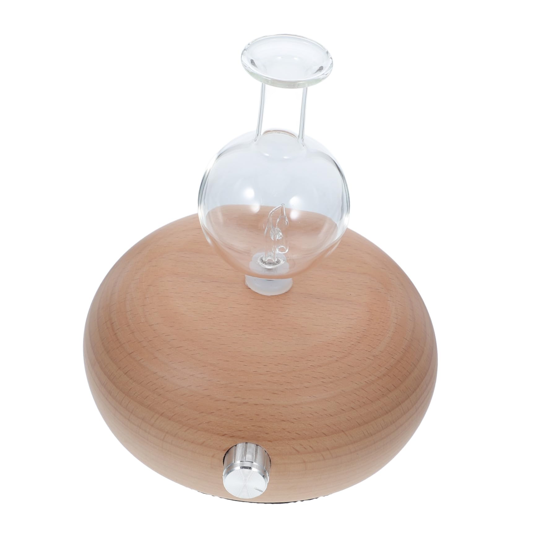 Difusor de Niebla Portátil Aceites Atomizador de Uso con Esenciales de Vidrio Base de Madera de Aromas, Cantidad Ajustable Varios Estilos y para Sala y Oficina Varios Estilos