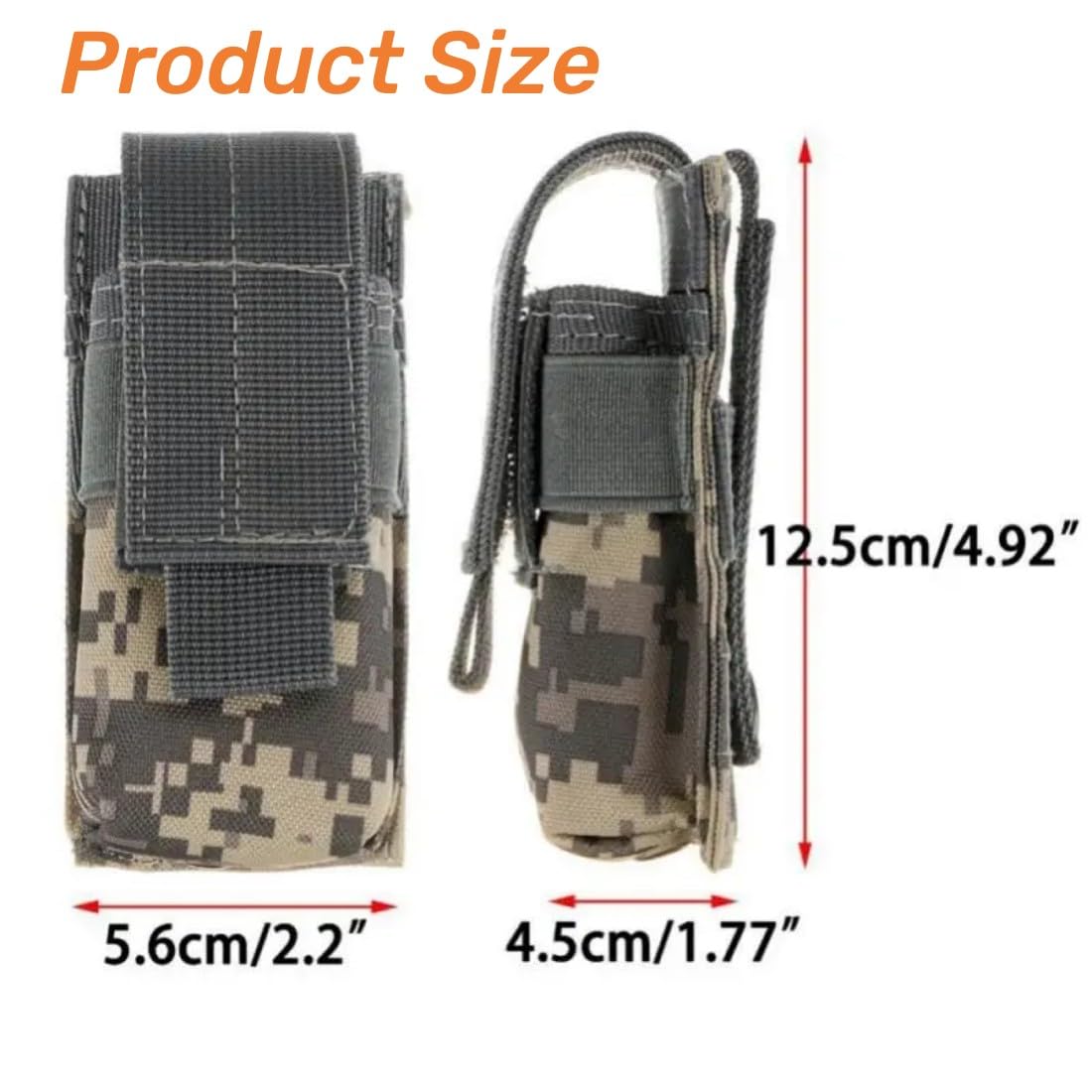 ACEXIER Caccia all'aperto Coltello Holster Molle Torcia Pouch Torch Holder Case Magazine Pouch Military Pistol M5 Tactical Flashlight Bag