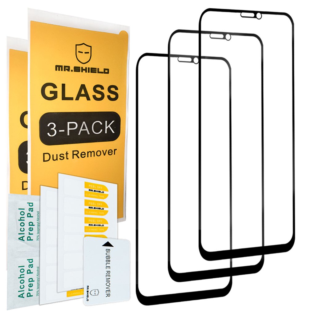 Mr.Shield [3-PACK] Designed For Asus Zenfone 5 (ZE620KL) [Full Cover] Screen Protector with Lifetime Replacement