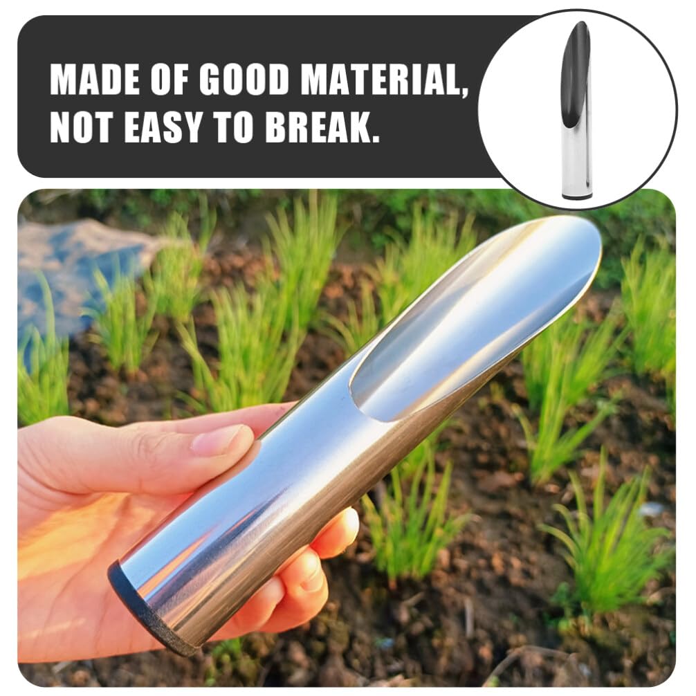 BESPORTBLE Bonsai Soil Soop, Stainless Steel Bucket Soil Scoop Garden Soil Scoop Bucket Shovel Bonsai Tool Soil Cup for Plant Flower Succulent