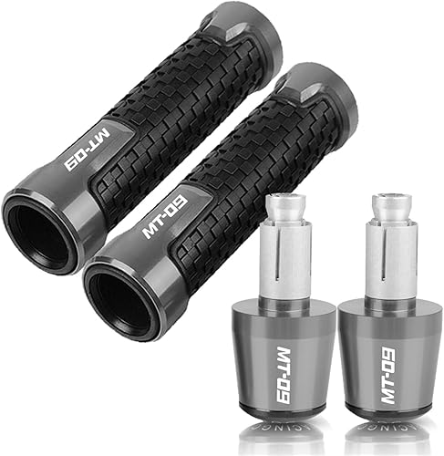 Para Y&AMAHA MT-09 MT09 MT 09 SP 2022 2023 2021 2019 2020 2014 2015 2013 78 "0.866 in Agarres de manillar de motocicleta extremos de agarre