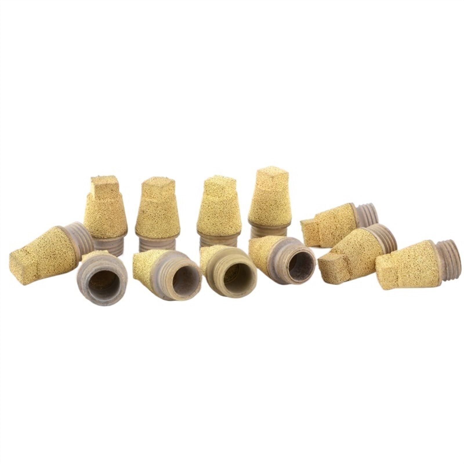 10 pièces/lot SCQ 1/8 1/4 3/8 1/2 3/4 Silencieux pneumatique échappement d'air fritté cuivre Laiton(1/2")