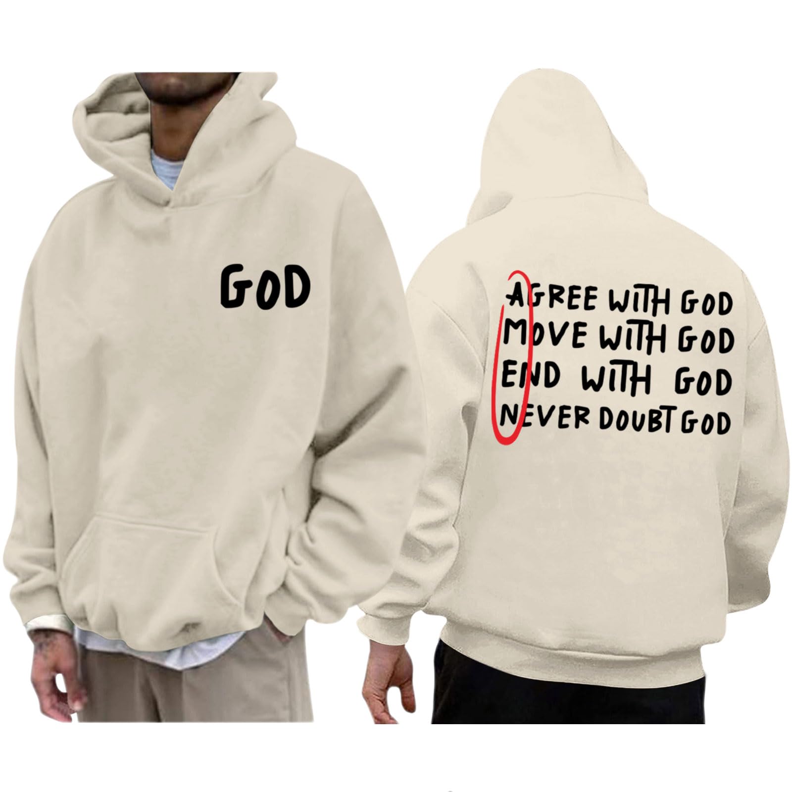 Sulayeshchristian Hoodies For Men Inspirational God Sweatshirts