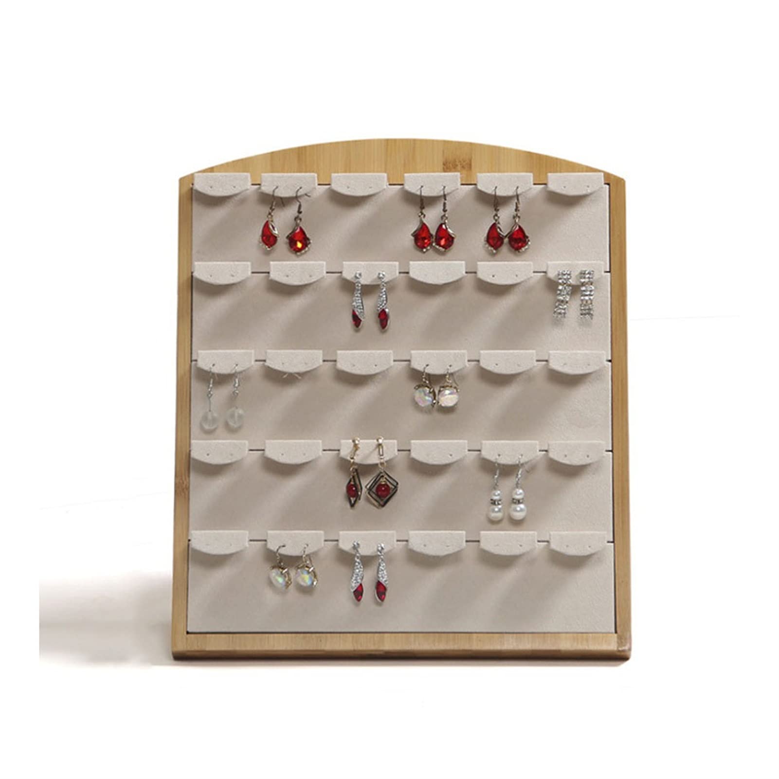 Organizador de Pendientes de Lujo, Expositor de Gran Capacidad, Soporte para Joyas (1,25 cm)