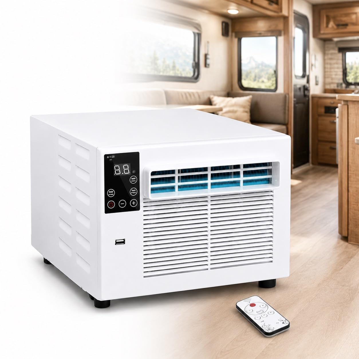 Quiet Portable Air Conditioner, No Hose Design