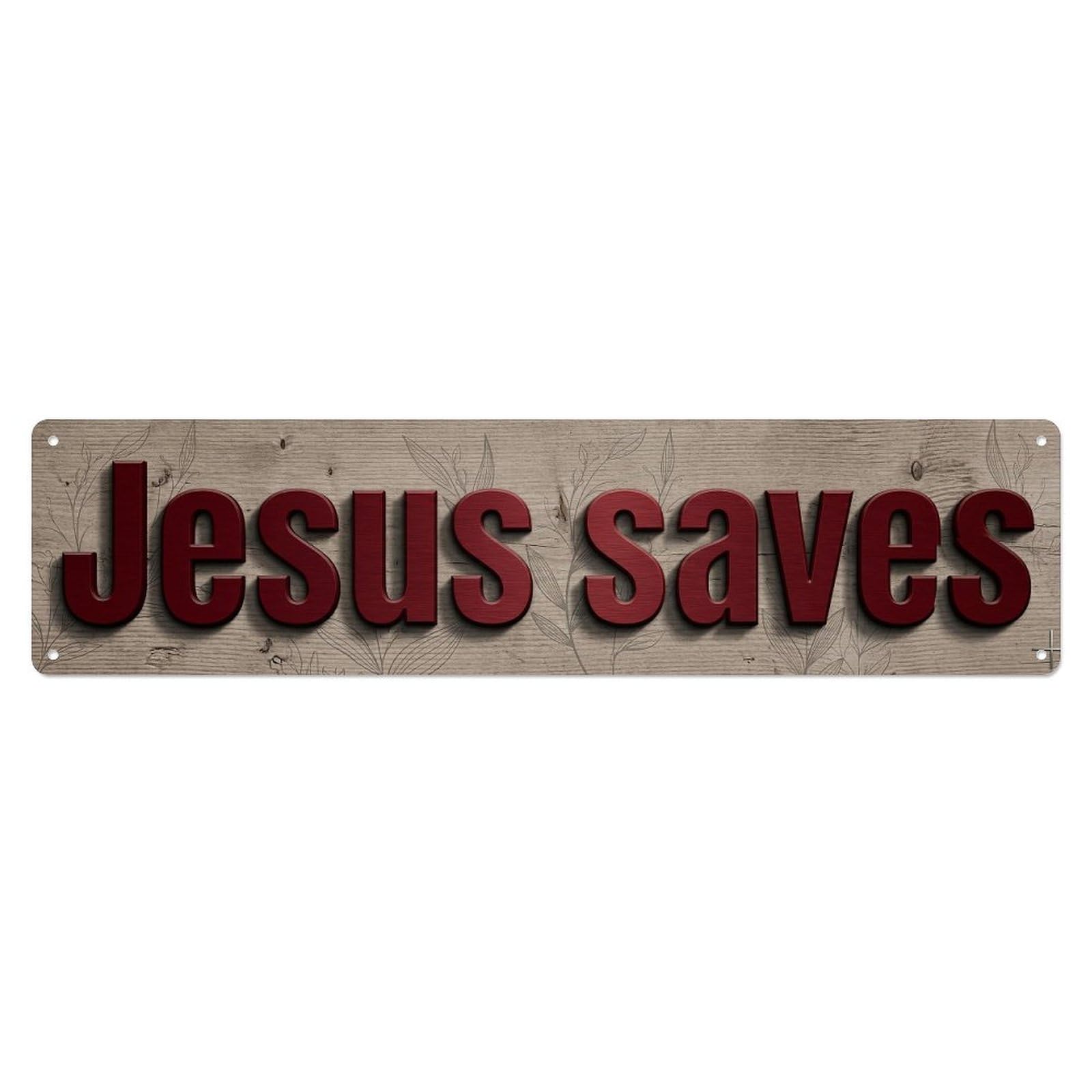 Okahys 4X16inch(10X40cm) Jesus Saves Salvation Faith 1 Vintage Metal Tin Sign