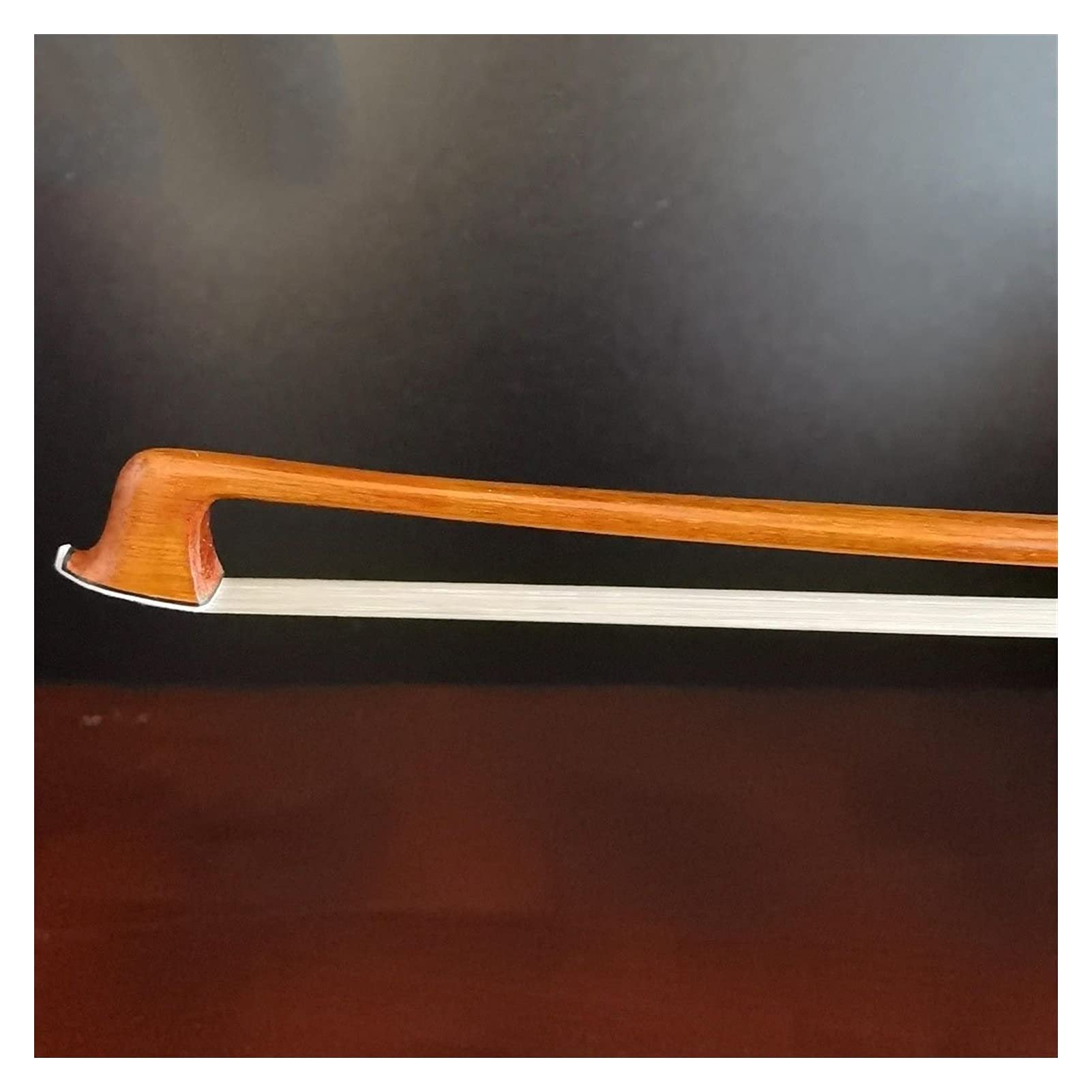 Archet de Violon Standard 4/4 Taille Violon Arc Haute Qualité Brazilwood Rond Rond Rouge -oxhorn Grenouille Paris Yeux De Cuivre (Color : 3/4)