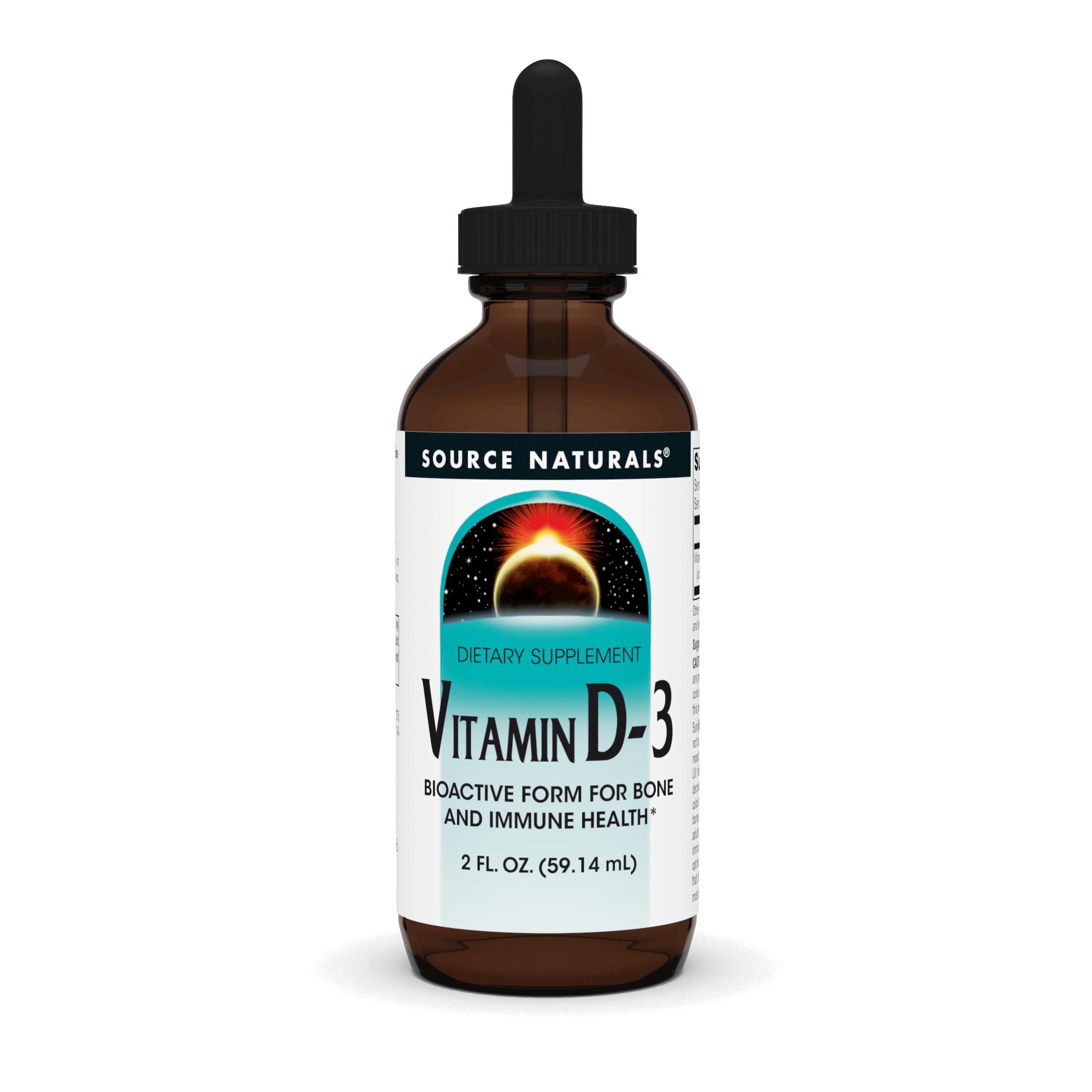 Source Naturals, Vitamin D-3 Liquid Drops 2000 IU - 2 Fluid oz. 2 Fl Oz (Pack of 1)