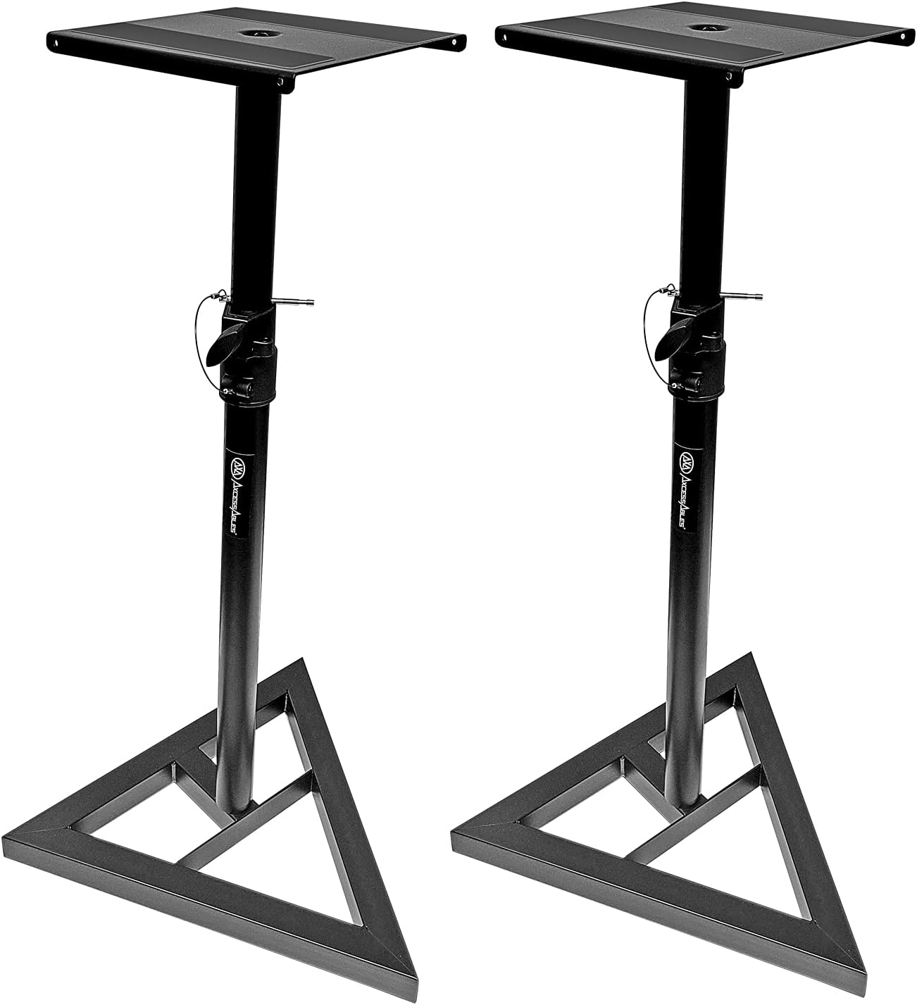 AxcessAbles Adjustable Studio Monitor Stands (Pair) Large