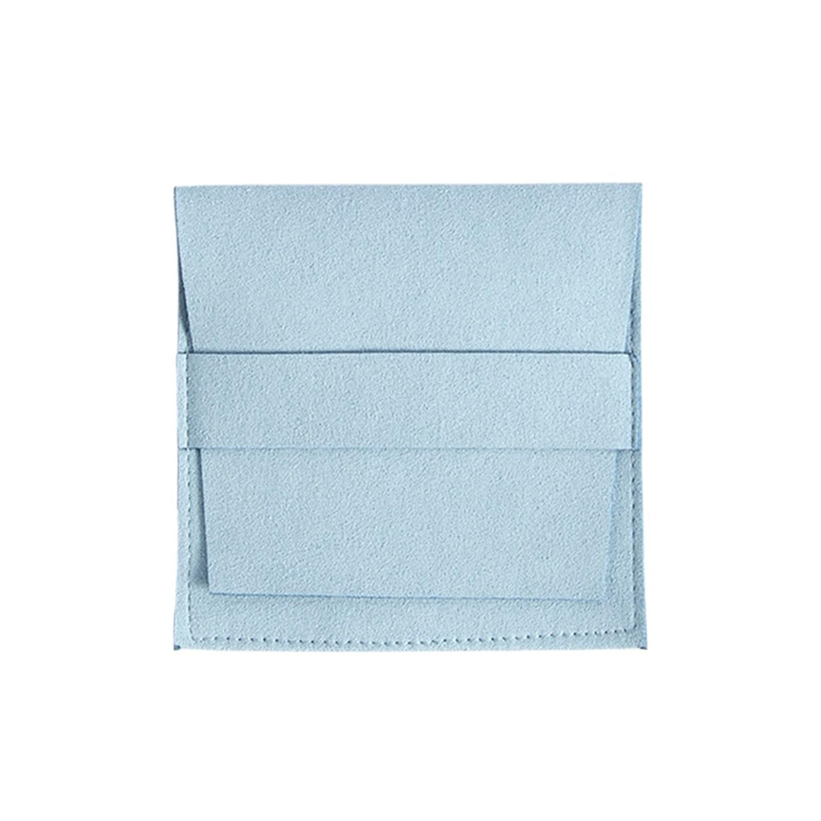 Cidegoo 5Pcs 8x8cm Microfiber Velvet Jewelry Pouches for Necklace Gift Bags