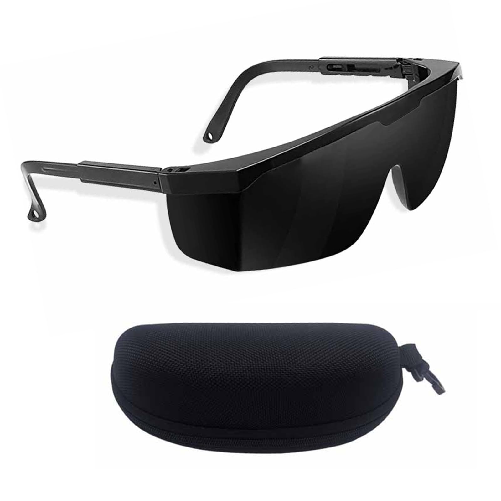 GUOYOU Protección Ocular Láser, Gafas de Seguridad Láser IPL 190-2000nm con Caja Rígida, Profesional Gafas de Protección Láser para el Depilación Láser y Operador de Cosmetología