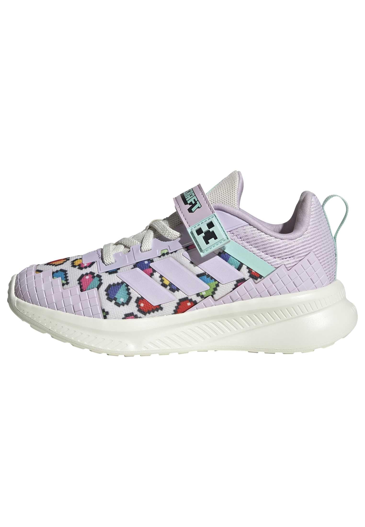 Adidas Unisex Kids Violet Children's Trainers Minecraft Fortarun 4.0 El