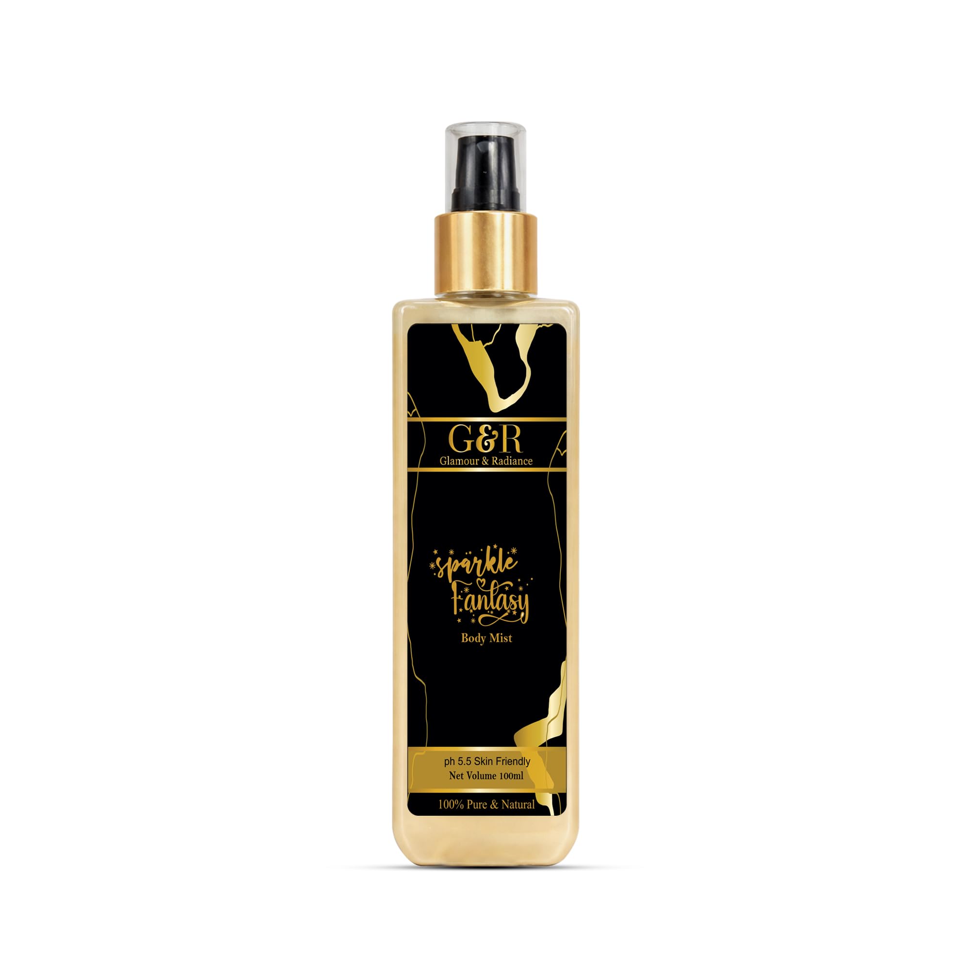 G&R Sparkle Fantasy Body Mist 100ml | Made With Niacinamide & Aqua | Non-Alcoholic Formula with Glitery Tint Finsh | Skin Friendly Perfume for Refreshing Long Lasting Fragrance | For all skin type-image-19