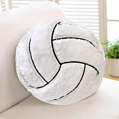 Miniatura 1 de XIYUAN Almohadas de felpa de baloncesto de felpa de baloncesto, almohada de pelota suave y duradera, juguete deportivo, almohada deportiva, sofá,