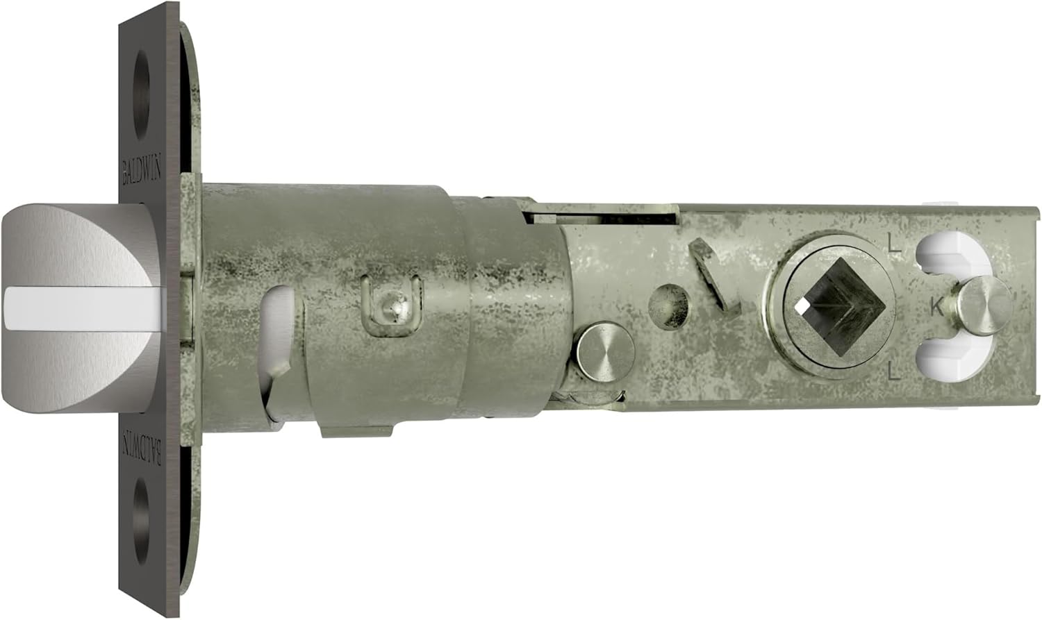 Baldwin 5540 Adjustable Estate Passage Latch with Knob and Lever Strength - Oil Rubbed Bronze