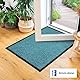 comflor Hochwertige Fußmatte Türkis 60x90 groß für Innen & Außen - Schmutzfangmatte rutschfest, waschbar & wetterfest - Fussmatte für Eingangsbereich & Aussenbereich - Läufer Flur dünn