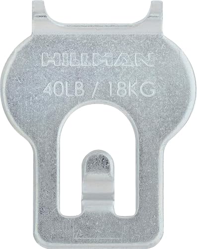 Miniatura 3 de HIGH & MIGHTY 515315 - Perchas de pared fáciles de secar sin herramientas para obras de arte, fotos y espejos, soporta hasta 40 libras, paquete de